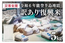 訳あり 米 復興米 5kg 1袋 [中橋商事 石川県 宝達志水町 38600738] お米 おこめ こめ 精米 白米 災害支援 復興支援 被災地支援 緊急支援品