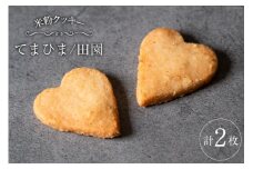 菓子 「農家にしの」の自然栽培米をつかった「てまひま(田園)」 2枚 [西洋郷土菓子あいりす 石川県 宝達志水町 38600929] お菓子 洋菓子 おかし スイーツ 焼き菓子 おやつ クッキー グルテンフリー 米粉クッキー