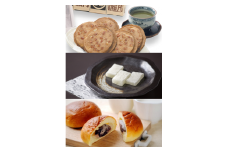 【アンテナショップ（東京都）での受け取り限定　引換は2026/3/27まで】福井の銘菓食べ比べセット（五月ヶ瀬、羽二重餅、大福あんぱん）：Dコース寄付額15,000円（寄付の使い道に「福井県アンテナショップ応援」を選択された県外在住の方のみ）