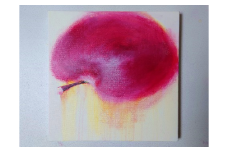 絵画「空へ沈む（くうへしずむ）」－福田 裕理（寄付の使い道に「若手芸術家の育成を応援」を選択された県外在住の方のみ）
