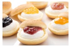 ふわとろカスタード10個入り（5種×各2個）【甘さ控えめ 洋菓子 ブッセ スイーツ 福井県産 フルーツ チーズ風味 高井屋】[A-019002]