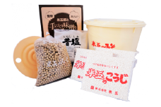 0105  米五 手作りみそセット【味噌 手作り 米麴 米こうじ 人気 国産大豆 国産米 まろやか 職人 熟成】