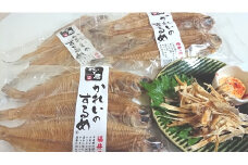 かれいのするめ3袋セット【カレイ スルメ 鰈 ひもの 干物 珍味 セット】[A-054003]
