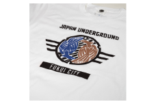 福井市　マンホールTシャツ　白　Mサイズ【Tシャツ 白 フェニックス S】[A-101004]