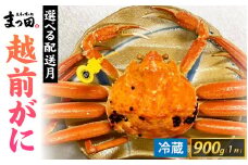 【先行予約】まっ田の越前がに 900g×1杯【11月～3月配送】[J-007007] / 福井県 福井 オス 雄 ズワイガニ ボイル 冷蔵 越前ガニ 越前がに 越前カニ ずわいがに ずわい蟹 かに カニ 蟹 指定 茹で すがた 姿 年末年始 年内発送