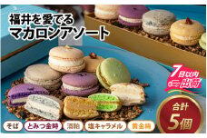 福井の原材料にこだわった マカロンアソート 5個セット [A-116001] / マカロン まかろん マカロン まかろん