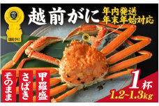 【先行予約】選べる！美味しさ直送【成前特選】越前かに（1.2～1.3kg）1杯【年内発送・年末年始対応】捌き【O-028020_08】/ 正月