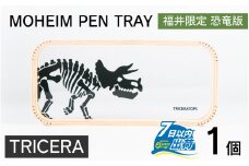 MOHEIM PEN TRAY (TRICERA)【ペントレイ アクリル 木 ペン おしゃれ デザイン 恐竜 インテリア 収納 雑貨】[A-053011_02]