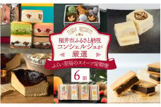 【ふくい至福のスイーツ定期便 6回コース】福井市ふるさと納税コンシェルジュが選んだ プレミアム返礼品［H-166001］