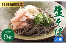 【先行予約 年末特集】ヤマサ製麺 越前そば 9食 （3食袋×3） [A-120003_sp] / 越前蕎麦 おろしそば そば 蕎麦 福井 越前 冷蔵配送