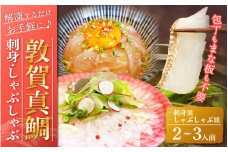 [043-a005] 真鯛 敦賀真鯛 刺身・しゃぶしゃぶセット（刺身皿 180g、しゃぶしゃぶ皿 180g） 解凍するだけでOK！【冷凍 お刺身 お取り寄せ 感謝祭 】