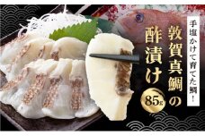 敦賀真鯛 の 酢漬け 85g【あけぼの旅館 真鯛 鯛 タイ 刺身 お寿司 寿司 酒の肴 海鮮 冷凍 お中元 お歳暮 ギフト 贈り物 敬老の日】[041-a011] 