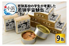 若狭宇宙鯖缶 9缶セット [BFBT004]
