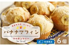 Cafe Seasonsのプラントベース&グルテンフリーバナナマフィン　6個【配送不可地域：北海道・沖縄・離島】 小浜市 / Cafe Seasons [BFCC003] 
