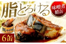 鯖味噌煮缶詰 6缶｜ 着日指定可 サバ缶 鯖缶 さば缶 鯖 サバ さば 缶詰 サバ缶詰 鯖缶詰 缶 詰合せ 詰め合せ セット 非常食 防災 備蓄 常温 常備食 保存食 [BFAB025]