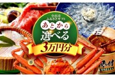 【あとから選べる】 福井県小浜市ふるさとギフト 3万円分 海産物 箸 お米 スイーツ あとから ギフト [BFDV011]