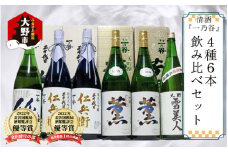 奥越前大野 日本酒 清酒『一乃谷』4種6本飲み比べセット 1.8L × 6本
