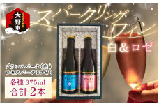 スパークリングワイン 白 ＆ ロゼ 375ml  2本セット [A-021008]