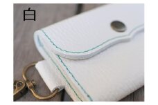 本革スマートマルチケース　白