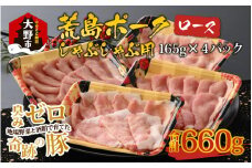【福井のブランド豚肉】荒島ポーク ロースしゃぶしゃぶ用 660g