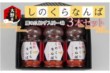 【道の駅人気商品】しのくらなんば３本セット