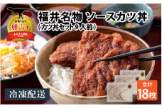 福井名物 ソースカツ丼セット6人前 [A-037019]