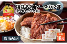 福井名物 ソースカツ丼セット9人前 [A-037020]