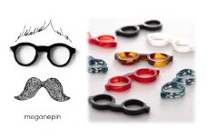鯖江発！メガネホルダーになるピンバッチ『megane pin(メガネピン)』［A-04801］