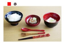 【名入れ可】こどもしっきゆうゆう漆器6点セット 赤  /お椀 小鉢 スプーン お盆 子供 食器セット お食い初め 赤ちゃん 離乳食