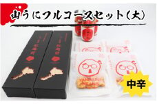 鯖江の伝統薬味山うにフルコースセット　（大）　中辛[B-01002a]