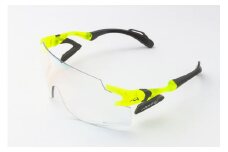 鼻パッドのないサングラス「エアフライ」＊ワイドビュータイプ　AF-301BKモデル　イエロー　調光レンズ装着版　[G-03705b]/紫外線カット 軽量 ジゴスペック サングラス カラーレンズ メンズ レディース 偏光 UVカット スポーツ スポーツサングラス 福井県鯖江市
