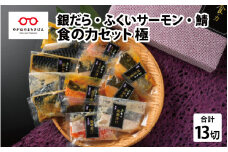 食の力セット 極（銀だら・ふくいサーモン・鯖）13種 [C-10302]