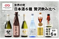 【ふるさと納税】【鯖江の銘酒を贅沢に飲み比べ】【先行予約】【限定120セット】【2025年2月10日～順次発送】世界の梵 日本酒６種飲み比べ [G-01105]/純米大吟醸酒 鯖江市 梵 限定 日本酒 ギフト 贈り物 飲みくらべ プレゼント 家飲み