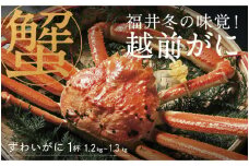 【先行予約！9月30日までの特別価格！！】【選べる個数！産地直送】福井の冬の王様！越前がに 1.2～1.3kg　[M-00905] / ズワイガニ ズワイ蟹 ずわい蟹 ずわい 剥き身 脚 爪 脚 かにしゃぶ カニ鍋 蟹 お歳暮 カニ かに ふるさと納税かに