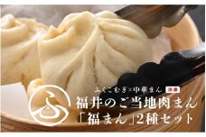 三ツ星認証若狭牛使用！福井の肉まん「福まんセット」１０個入り [A-08004]