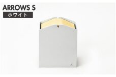 職人が仕上げた木製ゴミ箱「ARROWS S」ホワイト [C-13501a] /おしゃれ インテリア ナチュラル ゴミ箱 木製 日本製 10L 袋が見えない シンプル ヤマト工芸 福井県鯖江市