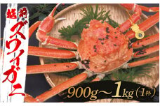 【選べる重さと配送月！】越前ズワイガニ 900g～1kg×1杯[F-10304d] / ズワイガニ ずわいがに 蟹 カニ かに 海鮮 越前ガニ 福井県鯖江市