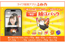 【ふるさと納税】ふるさと納税限定のアイテム「鯖江をもりあげるねこさん」と「通常アイテム」の詰め合わせパック！ [A-17201] /動画配信 イベント ふわっち ライブ 配信 動画 課金アイテム 応援 福井県鯖江市