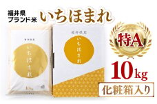 【令和6年産】いちほまれ 精米 10kg 《ギフトにもおすすめ！化粧箱入り》／ 福井県産 ブランド米 白米 贈り物 お取り寄せ [aw003-b001]