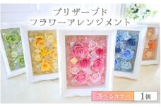 【ピンク】華やかで永く楽しめるプリザーブドフラワーアレンジメント [aw047-g001_01]