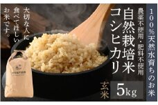 【先行予約】【令和7年産 新米】伊与衛門農園の自然栽培米 コシヒカリ 玄米 5kg 【福井県認証米】伊与衛門農園の特別栽培米 ＜温度と湿度を常時管理し新鮮米を出荷！＞ / 米 自然の力 高品質 鮮度抜群 ブランド米 福井県 あわら市産 スマート農業 ※2025年10月中旬より順次発送予定 [aw071-a006]