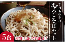 12月31日着【年越しそば】おろしそばセット 5人前 [aw073-a005_03]