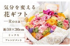 気分を変える花ギフト-Rosa-(アレンジメント・ミックス) [aw062-c002_01]