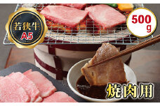 若狭牛焼肉用（A5ランク）　500ｇ