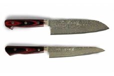 三徳包丁（VG10ダマスカス　洋包丁）+ペティナイフ　150㎜（VG10ダマスカス　洋包丁）