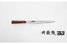 【丹巌龍プレミアム・胡桃パン切り210mm】 越前打刃物・龍泉刃物 