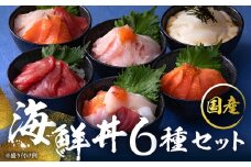 【純国産】数量限定！海鮮丼の具の贅沢６種類セット