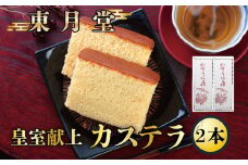 皇室献上カステラ　2本入り【東月堂】