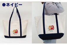 だるまちゃんとかみなりちゃん トートバックL：ネイビー　＜かこさとし＞