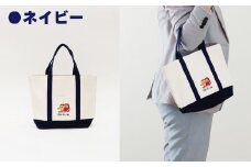 だるまちゃんとかみなりちゃん トートバックS：ネイビー　＜かこさとし＞